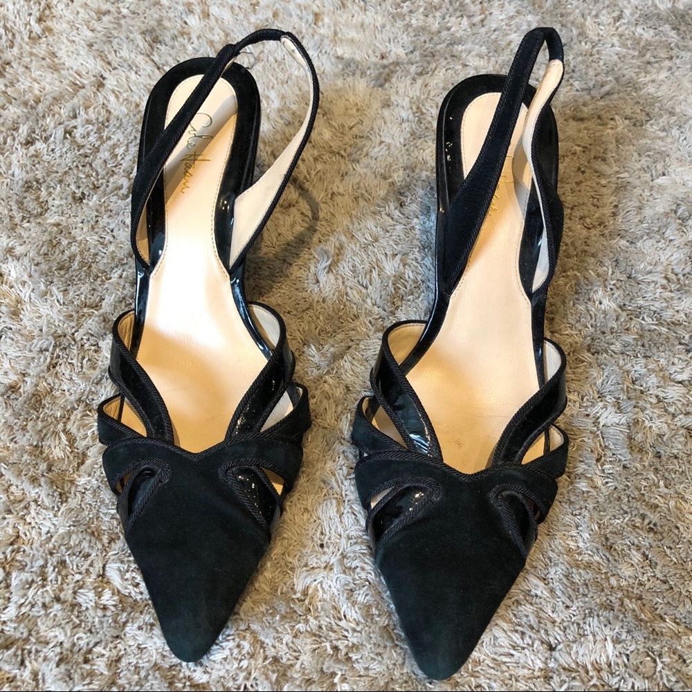 Cole Haan vintage Black sling backs size 7